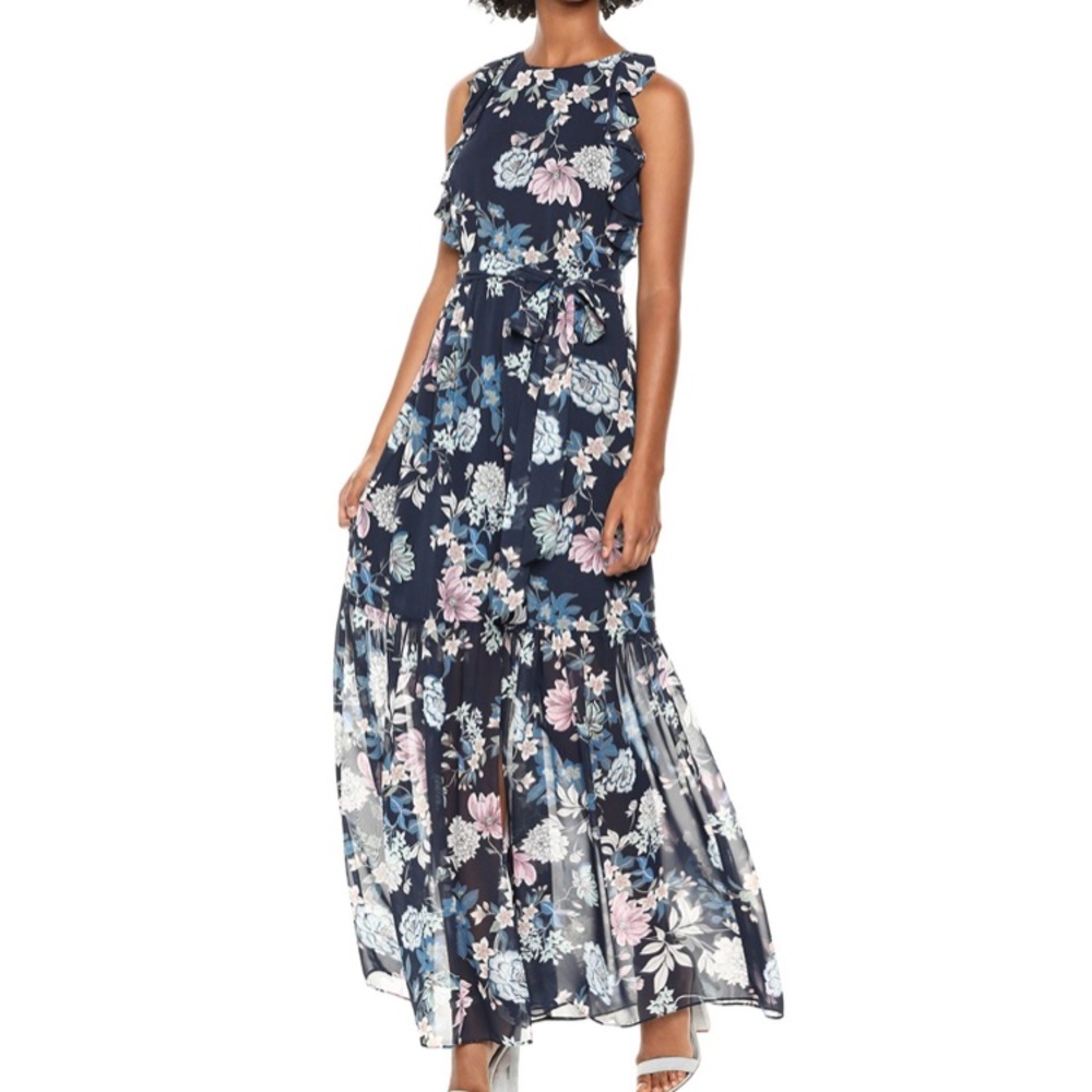 NWOT SIZE 4 floral maxi dress